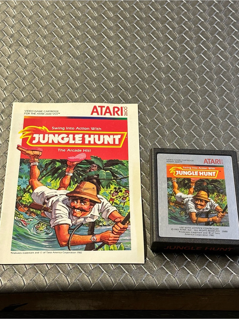 Atari Jungle Hunt Cartridge - Black & Multicolor